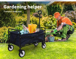 Lambu Camping Trolley Cart Foldable Picnic Wagon Utility Outdoor Garden Trailer