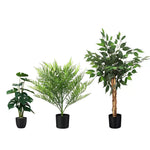 Lambu Artificial Plants in Pot Artificial Potted Shrubs Fake Tree 65 Cm