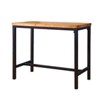 Levede High Bar Table Vintage Industrial Solid Wood Kitchen Cafe Desk 120X50CM