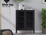 Levede Steel Storage Cabinet – Metal Kitchen Cupboard, Office Filing Bookcase