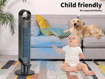 Spector Portable Bladeless Tower Fan 100cm Oscillating Remote Control LED Touch