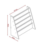 Levede Kids Bookshelf Bookcase Magazine Rack Wooden Organiser Shelf Children