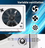 Manan Caravan Air Vent Roof Hatch 12V Shower Fan Reversible Airlfow Rainy Use