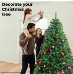 Santaco 1.8M Christmas Tree Pre Lit 8 Mode Led Lights Xmas Bushy Decorations