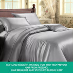 Dreamz Quilt Cover Set Silky Satin Quilt Cover Luxury Duvet Pillowcases Summer.