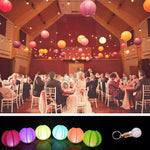 12 Paper Lanterns for Wedding Party Festival Decoration - Mix & Match Colours