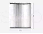 Toque Stainless Steel Dish Drying Rack Over Sink Kitchen Foldable RollUp