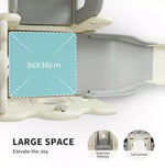 Bopeep 6 In 1 Slide Set Kids Toddlers Basketball Ring Hoop Activity Play Outdoor