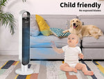 Spector Tower Fan Portable Oscillating Remote Control LED Display Timer Ionizer