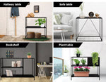 Console Table Hallway Side Entry Hall Display Shelf Furniture Desk Storage Metal