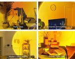 Emitto Rainbow Sunset Projection Lamp LED Modern Romantic USB Night Light Decor