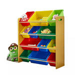 Levede Kids Toy Box Bookshelf Organiser Display Shelf Storage Rack Drawer Bins