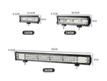 12V LED Light Bar 12/26 Inch Driving Lamp Flood Spot Work Strip Lights Car Truck