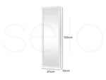 Levede Mirror Jewellery Cabinet LED Light Lockable Box Jewelry Storage Organiser