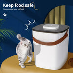 Pawz Pet Food Storage Container 13L Smart Vacuum Kitchen Box Scoop Dispenser