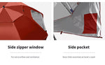 Mountview Beach Umbrella Outdoor Umbrellas Sun Shade Garden Shelter 2.33M Red