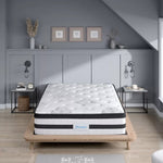Dreamz Spring Mattres Euro Top Double Bed 5 Zone Pocket Medium Firm Memory 35cm