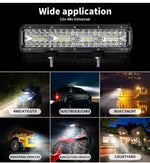 LED Light Bar Work Flood Spot Beam Lamp Offroad Caravan Camping Strip Light 240W