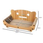 Pawz Cat Kitten Claw Scratching Board Post Scratcher Corrugated Cardboard Toy