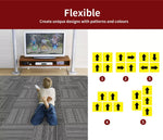 Marlow 20x Carpet Tiles Box Heavy Commercial Retail Office Gym Flooring 50X50cm