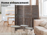 Levede 6 Panel Partition Room Divider Folding Screen Privacy Stand Wood 170X240