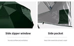 Mountview Beach Umbrella Outdoor Umbrellas Sun Shade Garden Shelter 2.33M Green