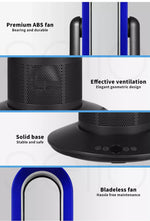 Spector Bladeless Fan Cooler Heater 2 In 1 Air Cool Sleep Timer Remote Control