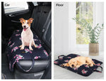 Pawz Pet Travel Mat Dog Calming Bed Cat Cushion Washable Double-Sided Portable