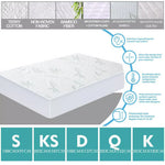 Dreamz Mattress Protector Topper Waterproof Fitted Cover Queen King All Size