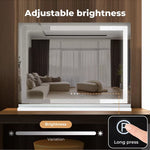 Yezi Crystal Hollywood Vanity Mirror LED Light Makeup Magnifying Bathroom Type C