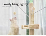 Pawz Cat Tree Scratching Post Scratcher Tower Condo House Furniture Cream 210cm