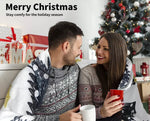 Santaco Throw Blanket Xmas Double Sided Warm Fleece Christmas Gift 200X150cm