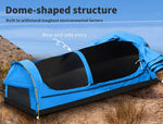 Mountview Double King Single Swag Camping Swags Canvas Dome Tent Hiking Navy
