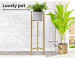 Levede Plant Stand Garden Planter Metal Flower Pot Rack Shelving Indoor Outdoor