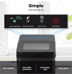 Spector Portable Ice Maker Machine 2.1L Ice Cube 15KG/24H Bar Countertop Party