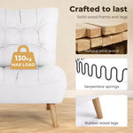 Levede Sofa Ottoman Set Accent Recliner Convertible Chair Lounge Gaming Couch