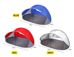 Mountview PopUp Tent Camping Beach Tents 4 Person Portable Hiking Shade Shelter