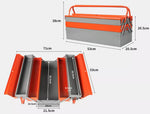 Traderight Tool Box Storage Cantilever 5 Tray Folding Lockable Organiser Parts