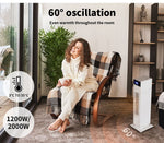 Spector Electric Heater Portable Fast Heating Tower Heaters Remote Control Timer