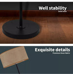 Emitto Modern LED Floor Lamp Stand Reading Light Home Decor Indoor Linen Fabric