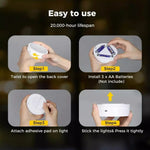 Emitto 3x RGB LED Under Cabinet Puck Lights Remote Control Kitchen Display Lamp