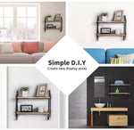 Levede Floating Shelves Brackets Display Shelf Bookshelf Wall Mount Rack Storage
