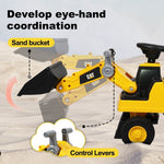 Caterpillar Liscenced Ride On Bulldozer Pretend Play Toy