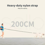 Pawz LED Dog Leash Lead Walking Rope Flashlight Heavy Duty 45kg Capacity White