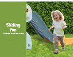 Bopeep Kids Slide 135cm Long Basketball Hoop Ring Activity Center Toddlers Play