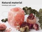4x Himalayan Salt Lamp Tealight Candle Holder Decor Natural Crystal Ionizer Home