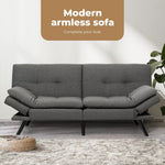 Levede Sofa Bed Futon Recliner Lounge Couch Convertible Fabric 3-Seater 180cm