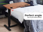 Levede Mobile Standing Desk Foldable Bed Side Table Gas Lift Stand Computer