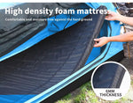 Mountview Double King Single Swag Camping Swags Canvas Dome Tent Standing Blue