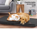 Pawz Pet Dog Calming Bed Memory Foam Mat Orthopedic Foldable Black Large